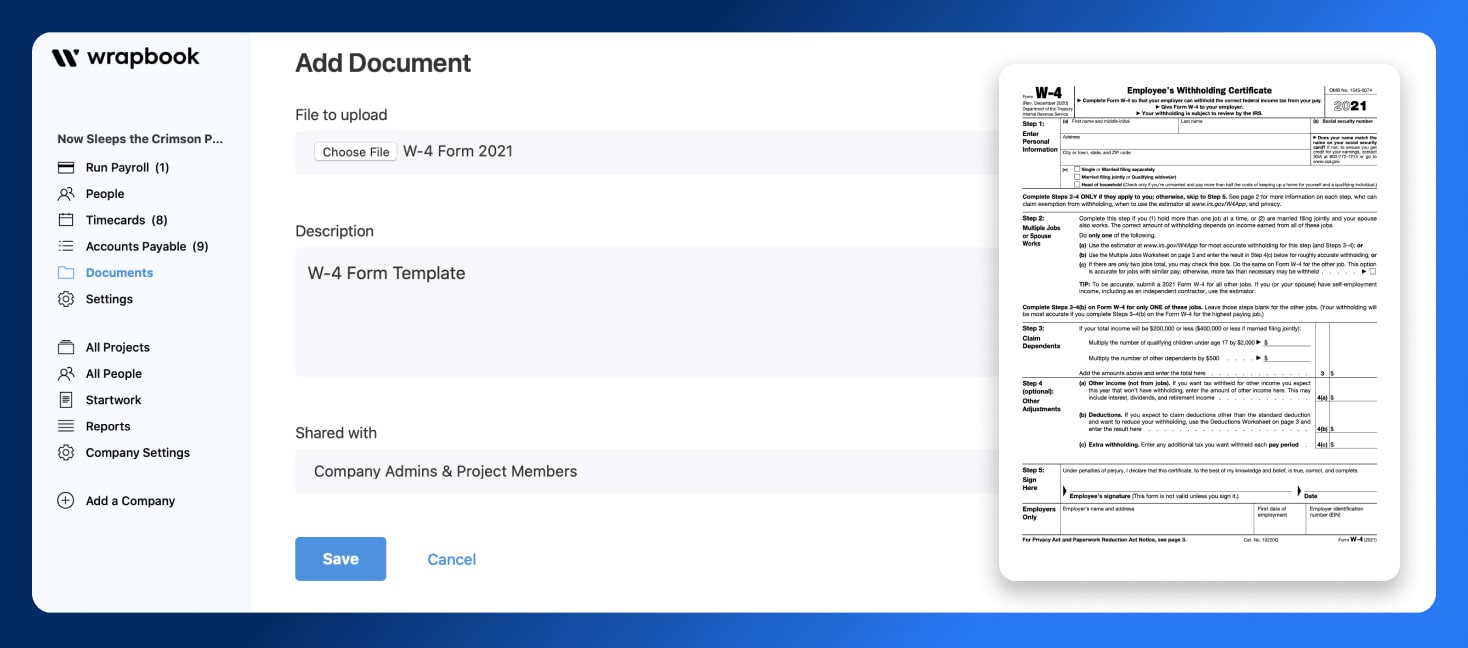 What are Payroll Taxes - Withholdings and W-4s - Wrapbook