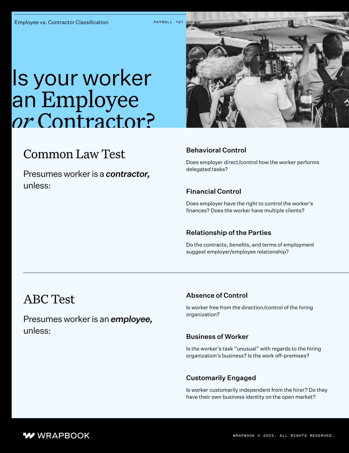 Employee vs Contractor Classification - Wrapbook